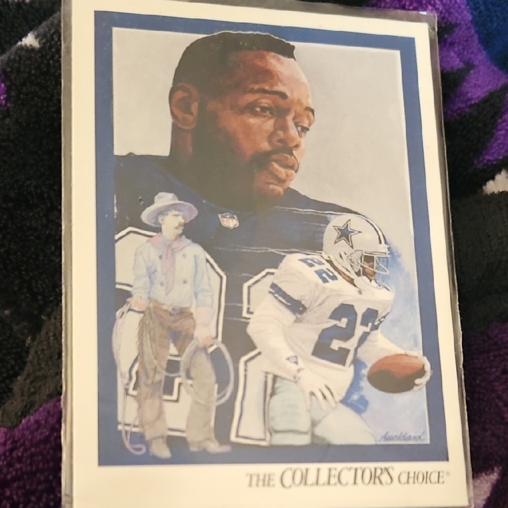 Emmit Smith Sports Art Print